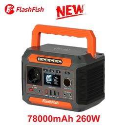 FF AC 78000mAh Portable Power Station 260W LiFePO4 Battery Portable Power Charging Outdoor Fishing TV CACP Laptops RV