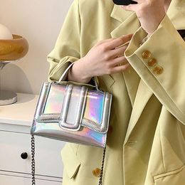 Evening Bags Womens Handbags Laser Crossbody Luxury Designer Messenger Shoulder Bag Tote Small Hand Holographic Bolsos Para Mujer