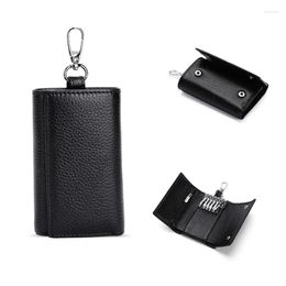 Wallets Multi-Functional Tri-Fold Wallet Key Chain Bag Leather Men's And Women's Holder Position Coin Purses