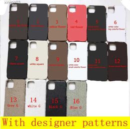 Designer Phone cases for iphone 14 pro max 13 mini 12 11 XR XS Max 7/8 plus PU leather shell samsung S8 9 10 S20 S9 S10 NOTE 20 10 S21 i01 xinjing03