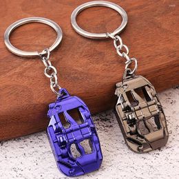 Keychains Man Creative Car Metal Modified Calliper Key Chain Pendant Motorcycle Mountaineering Bag Accessories Gift