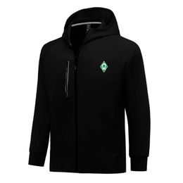 Sportverein Werder Bremen Men Jackets Autumn warm coat leisure outdoor jogging hooded sweatshirt Full zipper long sleeve Casual sports jacket