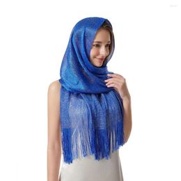 Scarves Muslim Headscarf Scarf Accessories Solid Color Korean Style Female Shawl Silk Bright