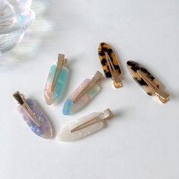 Hair Clips & Barrettes Colors Acetate Hairpin Girl Seamless Clip Korea Ins Headdress Liu Haibin Broken Pins AccessoriesHair Stre22