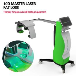 10D Low Level Cold Laser Therapy Fat Loss Slim Painless Technology Cellulite Removal Body Slimming Sculpting Luxmaster Slim 532nm Green Light Laser Machine