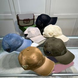 Fashion Ball Caps Classic Simple Unique Designer Perforated Cap Hats for Everyone Available In 6 Colors