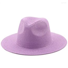 Wide Brim Hats Simple Girl Summer Panama For Women Men Beach Jazz Hat Cooling Ladies Fishing Sun Straw Eger22