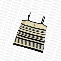 Stripe Print Yoga Tops Women Sexy Knits Camis Breathable Sport Tank Top Casual Strap Tees