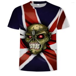 Men's T Shirts 3D Digital Skulls Print Short Sleeve Shirt 2023 Summer Men O Neck Mesh Cloth Breathable Tee Homme Streetwear Top Plus Size