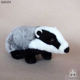 Dolls Badger Doll Toy Real Life Plush Stuffed Animals Toys For Children Gifts Good Quality Present Decoration L230522 L230522