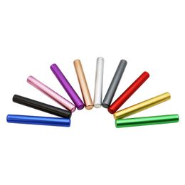 Latest Smoking Colorful Aluminium Alloy Preroll Rolling Roller Dry Herb Tobacco Cigarette Cigar Holder Portable Stash Case Horn Cone Seal Storage Tube