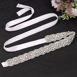 Belts Handmade Full Crystal Wedding Rhinestone Bridal Sashes Waist Belt For Bridesmaids DressesBelts