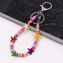 Keychains VONNOR Handmade Jewellery Key Chain Boho Accessories Women Bag Pendant Car Hanging Keychain Ring Gifts For Female Girls