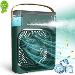 New New Desktop Electric Fan Air Cooler Water Cooling Spray Fan Portable Air Conditioner USB Humidification Fan Mini Air Humidifier