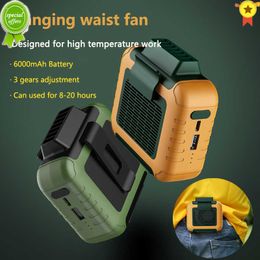 New Newest USB Portable Personal Hanging waist Fan With Recharge Battery Ultra quiet Wearable Electric Fan handheld Air Conditioner