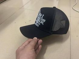 2023 Designer LEXURIE LETTRE BRODERIE Bend Wave Caps Male Hip Hop Visor Mesh Male Femelle Cross Punk Baseball HATS 23ss