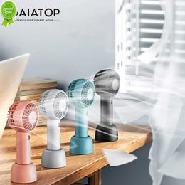 New New GAIATOP Mini Portable Fan Handheld USB Charging Fan Cooling Electric Fan 3 Speed Adjustment Powerful Dual Motor Outdoor Travel