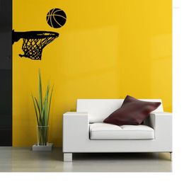 Wall Stickers Creative Basketball Circle Sticker Living Room Home Decoration Art Decal PVC Removable Sports
