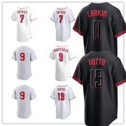 Cincinnati Custom Reds Baseball Jerseys Luke Maile 37 Tyler Stephenson 3 Jeimer Candelario 44 Elly De La Cruz 33 Christian Encarnacion 4 Espinal Jonathan India