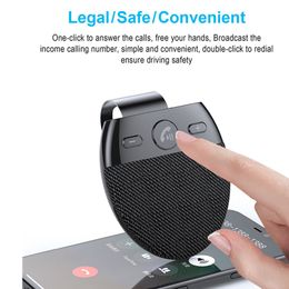 Wireless Vehicle Car Bluetooth V5.0 Speakers Handsfree Car Kit Hands-free Bluetooth Speakerphone Sun Visor Car Accessories