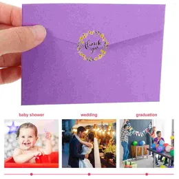 Gift Wrap 140Pcs Decorative Envelopes Multi-function Invitation Compact Wedding