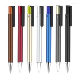 Pcs/lot Novelty Stationery School Supplies Metal Ballpoint Pens Promotion Pen For Writing Customised Laser Engraving Logo
