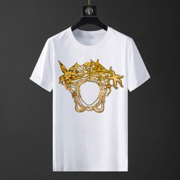 23SS T shirt Summer Mens T Shirt Rhude Fashion Causal Men Designer Maniche corte M-4XL di alta qualità