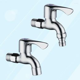 Bathroom Sink Faucets Copper Washing Machine Faucet Household Balcony Nozzle Single Cooling 4 Points Mop Pool Wholesal