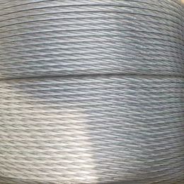 Hot dip galvanized steel stranded wire for overhead optical cables