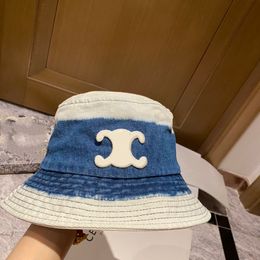 Luxury designer bucket hat casual fashion cowboy bucket hat men and women beach sun fisherman hat classic simple casual