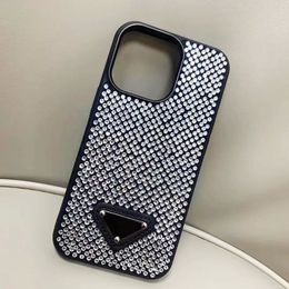 Luxury Glitter Phone Cases For Iphone 13 Pro Max 14promax 13 14Pro Fashion Designer Bling Sparkling Rhinestone Diamond Jewelled 3D Crystal Women Back Cover Case