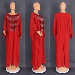Ethnic Clothing Turkey Dresses For Women African Designer 2023 Bazin Riche Long Dashiki Drill Robe Evening Gowns