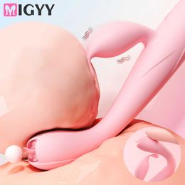 Tongue Dildo Vibrator Anal Stimulation Female Masturbator Oral Women Masturbation Adult Products Sex Toys