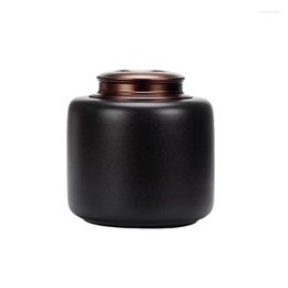 Storage Bottles Handmade Ceramic Tea Jar Large Luxury Loose Organizer Retro Coffee Beans Kitchen Container