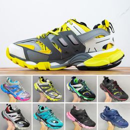 Luxury designer track and field 3.0 shoes sneakers man platform casual shoes white black net nylon printed leather sports triple s belts with boxes 36-45 F45