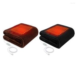 Carpets USB Heating Blanket Electric Warming Shawl Washable 3 Heat Settings With Timing Function Heated Shoulder Relax