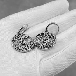 Dangle Earrings Vintage Vikings Tree Of Life Drop For Men And Women Stainless Steel Fashion Nordic Amulets Party Gifts Jewellery