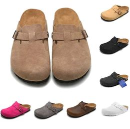 Boston Clog Sandals Winter Cork Flats Designer Slides Sandal Arizona Mayari Birks Clogs Casual Shoes Classic Mens Womens Ladies Lazy Loafers Motion design 64ess