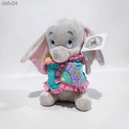 Dolls Sitting 25cm 9.8'' BABY Dumbo Elephant Plush Toys Stuffed Animals Good Soft Doll for Children gift L230522
