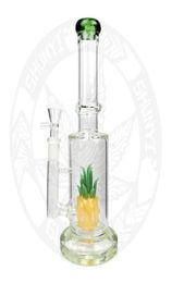 specail offre 10 Pouces ananas Perc Narguilé DAB Oil Rig Recycler Accessoire Fumeur pour Tabac Bong Pipe À Eau3345682