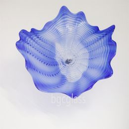 Wall Lamp Handmade Blown Glass Art Flower Plates Custom Made Hand