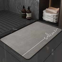Carpet Super Absorbent Bath Mat Quick Drying Shower Non Slip Diatom Mud Floor Mats Kitchen Entrance Door Bathroom 230525
