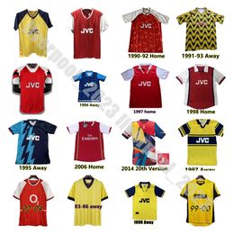 Arsen Retro HIGHBURY SOCCER JERSEYs 2000 01 02 03 04 05 06 07 VIEIRA Galla FOOTBALL SHIRT PIRES HENRY REYES 1986 88 BERGKAMP 1990 91 92 93 94 99 ADAMS WRIGHT COLE uniform