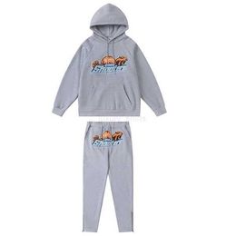 Womens Designer Trapstar Oversized Mens Tracksuits Hoodies Tiger Head Suit Towel Embroidery Womens Fleece Tracksuit Hoodies Pants Sets Rhude Hooded 3iyoh