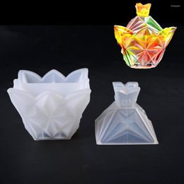 Baking Moulds 1 Pcs Pineapple-Shaped Storage Box Mold Transparent Epoxy Resin For Hand-Made Monkey-Shaped Silicone