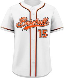 Custom Baseball Jersey Personalized Stitched Hand Embroidery Jerseys Men Women Youth Any Name Any Number Oversize Mixed Shipped White 0526001