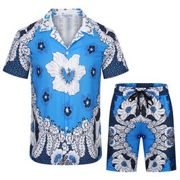 23 summer fashion Mens Tracksuits Hawaii beach pants set designer shirts printing leisure shirt man slim fit the board of directors short sleeve short beachs#07