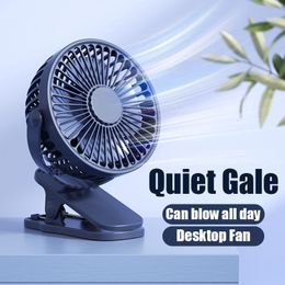 Other Home Garden USB Mini Handheld Clip Fan Convenient And Ultra-quiet Electric Fan Rechargeable Portable Student Cute Small Cooling Ventilador 230525