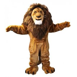 Halloween Adult Lion Mascot Costume High Quality customize Cartoon food Plush Anime theme character Adult Size Christmas