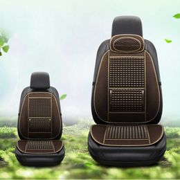 Bamboo Covers Seats Cover Back Brace Support Cushion Carseat Car Seat Cushions AA230525